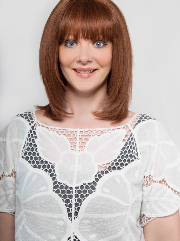 Jet. Designer: Trendco; Type: Human hair; Length: Shoulder.